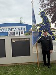 Ehrung der Alterskameraden - Feuerwehrstele vor dem Barbaraheim M&uuml;hlhausen (Foto: LRA Unstrut-Hainich-Kreis)