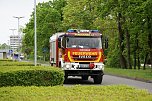 Bei einer Gro&szlig;&uuml;bung am und im S&uuml;dharz-Klinkum waren 60 Feuerwehrleute im Einsatz sowie viel Personal von den Rettungsdiensten.  (Foto: ssc)