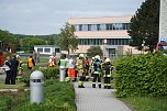Bei einer Gro&szlig;&uuml;bung am und im S&uuml;dharz-Klinkum waren 60 Feuerwehrleute im Einsatz sowie viel Personal von den Rettungsdiensten.  (Foto: ssc)
