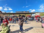 Impressionen vom zweiten Tag des Bahnhoffestes in Nordhausen. (Foto: Peter Blei)