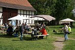 Am Sonntag fand im Park des Hue de Grais in Wolkramshausen die erste Pflanzentauschb&ouml;rse Nordth&uuml;ringens statt.  (Foto: ssc)