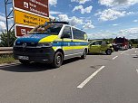 Bei dem Unfall unweit der Autobahn A38 bei Bielen wurde ein Mensch verletzt. (Foto: Silvio Dietzel)