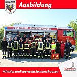 Die Wehrleute aus dem Kyffh&auml;userkreis absolvierten ihre Ausbildung erfolgreich. (Foto: Silvio Dietzel)