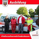 Die Wehrleute aus dem Kyffh&auml;userkreis absolvierten ihre Ausbildung erfolgreich. (Foto: Silvio Dietzel)