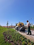 Neue Pflanzen ziehen auf dem Gel&auml;nde der Landesgartenschau ein. (Foto: Ren&eacute; Wei&szlig;bach)