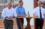 Feierliche Übergabe der neuen Drehleiter bei der Feuerwehr in Bad Langensalza (Foto: Eva Maria Wiegand) Feierliche Übergabe der neuen Drehleiter bei der Feuerwehr in Bad Langensalza (Foto: Eva Maria Wiegand)