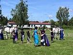 Bereits zum dritten Mal in Folge lud der RFV Großwechsungen zum KinderPferdeErlebnistag ein (Foto: M. Schneevoigt) Bereits zum dritten Mal in Folge lud der RFV Großwechsungen zum KinderPferdeErlebnistag ein (Foto: M. Schneevoigt)