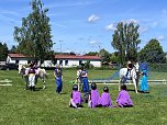 Bereits zum dritten Mal in Folge lud der RFV Großwechsungen zum KinderPferdeErlebnistag ein (Foto: M. Schneevoigt) Bereits zum dritten Mal in Folge lud der RFV Großwechsungen zum KinderPferdeErlebnistag ein (Foto: M. Schneevoigt)