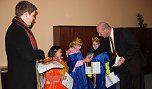Sternsinger unterwegs (Foto: J. Piper)