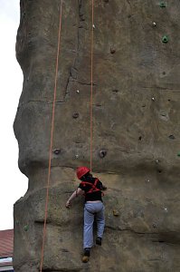 Klettern auf den Berg
