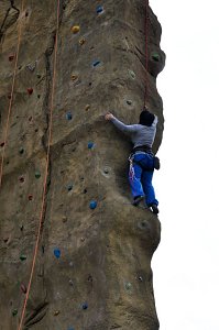 Klettern auf den Berg