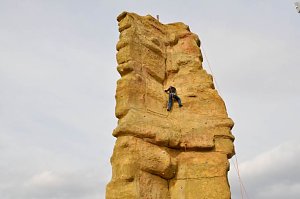 Klettern auf den Berg