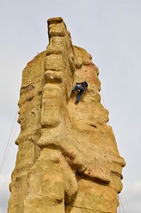 Klettern auf den Berg