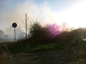 Fr&uuml;hes Osterfeuer