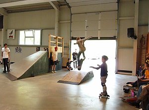 Abschluss in Skate-Arena