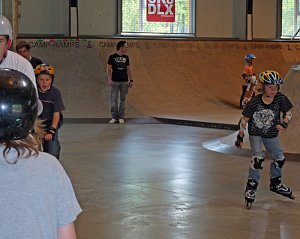 Abschluss in Skate-Arena
