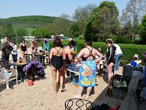 Spa&szlig; beim Anbaden