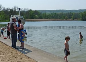Spa&szlig; beim Anbaden