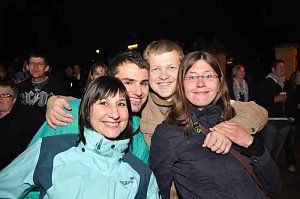 Maisprung im Gehege