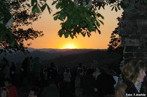 Maisprung auf der Burg