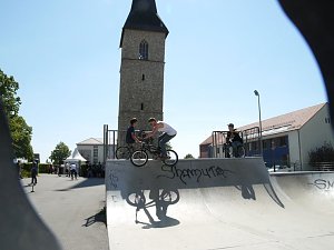 Action auf dem Berg
