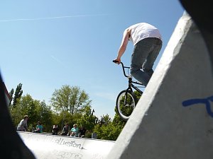 Action auf dem Berg