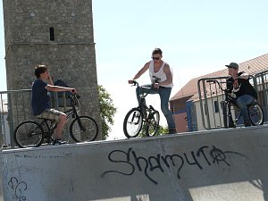 Action auf dem Berg