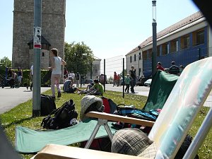 Action auf dem Berg