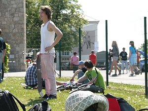 Action auf dem Berg