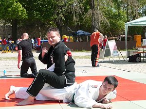 Action auf dem Berg