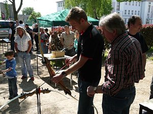 Action auf dem Berg
