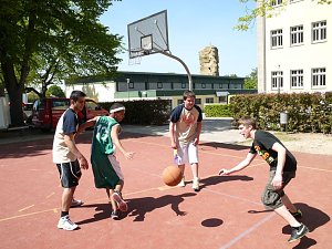 Action auf dem Berg