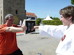 Action auf dem Berg