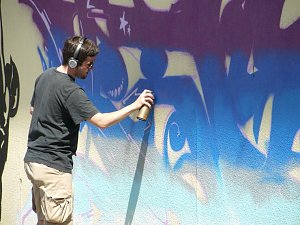Action auf dem Berg