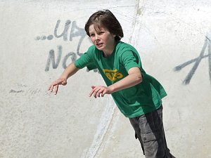 Action auf dem Berg