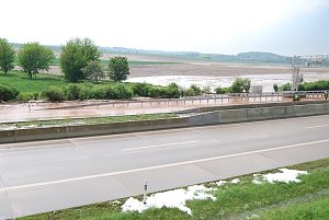 Überflutet und gesperrt