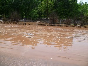 Schlamm auf A 38
