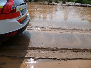 Schlamm auf A 38
