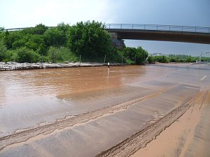 Schlamm auf A 38