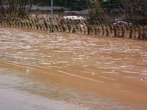 Schlamm auf A 38