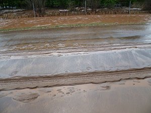 Schlamm auf A 38