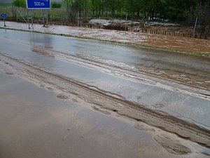 Schlamm auf A 38