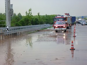 Schlamm auf A 38