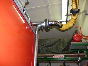 Abgasanlage f&uuml;r Feuerwehr