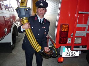 Abgasanlage f&uuml;r Feuerwehr