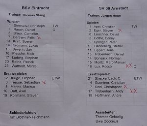 Gegen Arnstadt