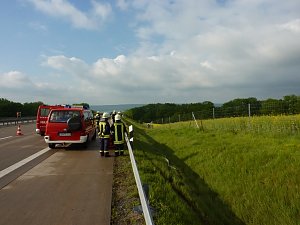 Crash auf der Autobahn