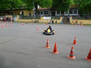 Slalom gefahren