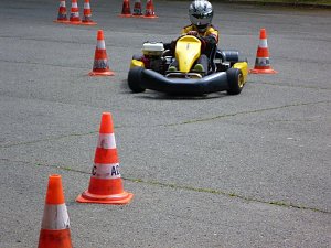 Slalom gefahren