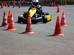 Slalom gefahren